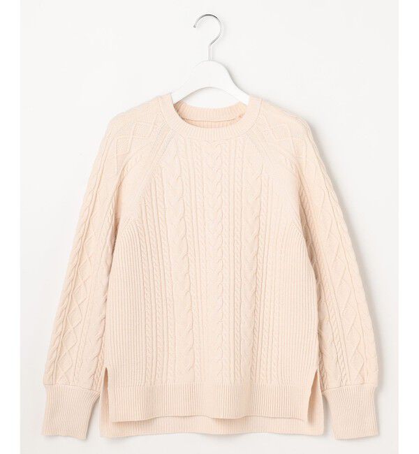 ANY SIS「ケーブル ニット プルオーバー」|ニット・セーター|