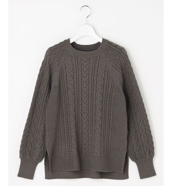 ANY SIS「ケーブル ニット プルオーバー」|ニット・セーター|