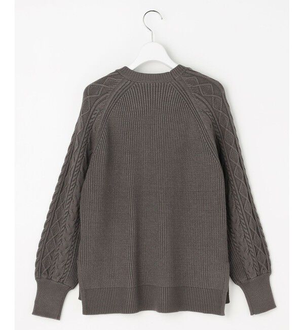 ANY SIS「ケーブル ニット プルオーバー」|ニット・セーター|