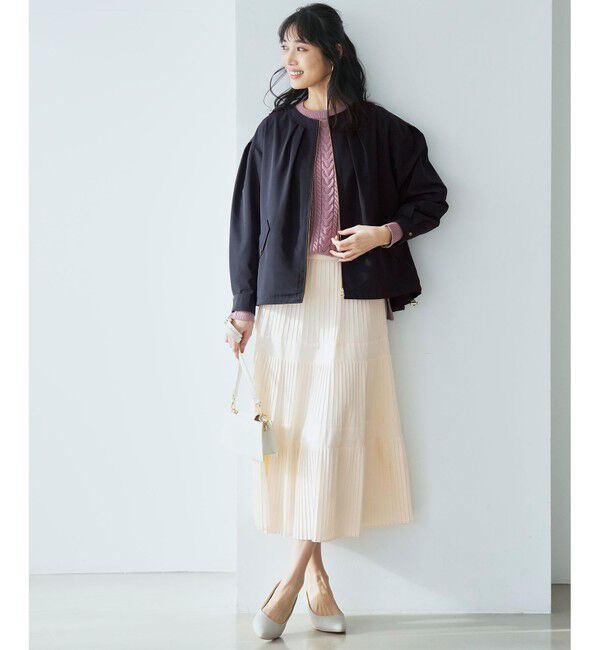 ANY SIS「ケーブル ニット プルオーバー」|ニット・セーター|