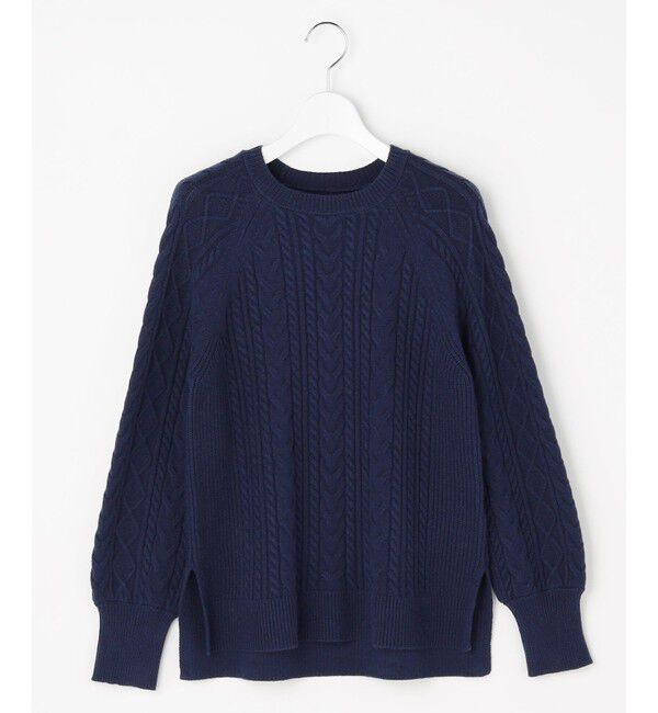 ANY SIS「ケーブル ニット プルオーバー」|ニット・セーター|