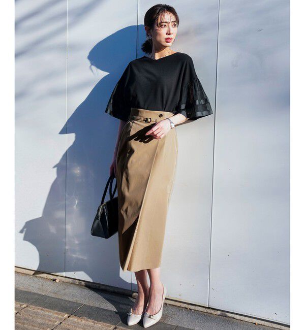 ANY SIS「ツイステッドクリアチノ スカート」|スカート|