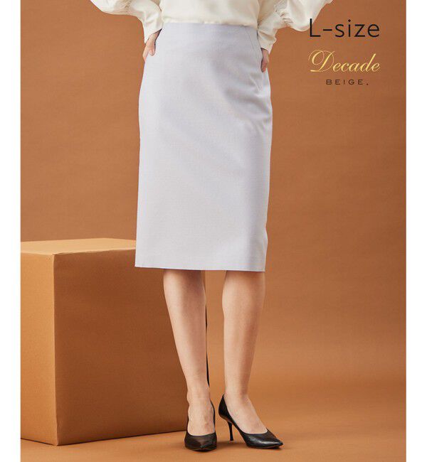 BEIGE,「【L-size】CORBY / タイトスカート」|スカート|Sax