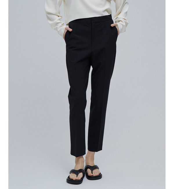 BEIGE,「ABEL / クロップドパンツ」|スラックス|Black