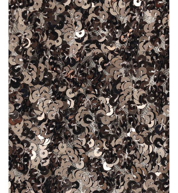 BEIGE,「【洗える】ALYSSUME / スパンコールストレッチニットスカート」|スカート|