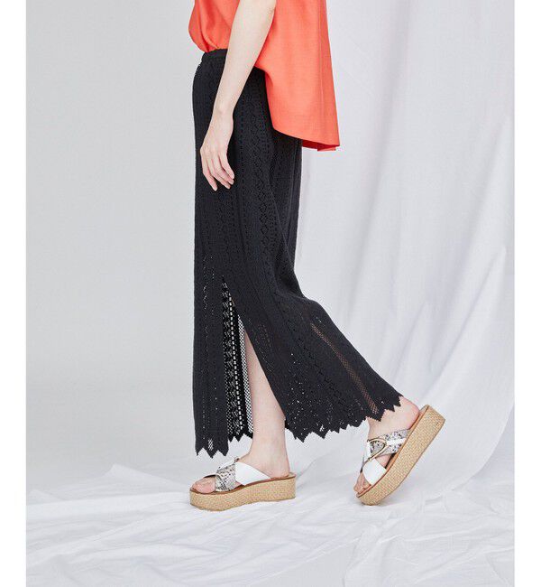 Diagram「レーススリットスカート」|スカート|ブラック