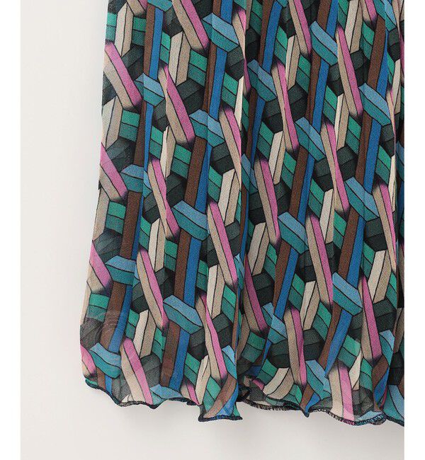  「キカプリントプリーツスカート」|スカート|