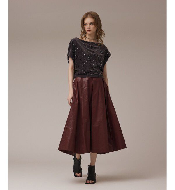 Diagram「コーティングタックスカート」|スカート|ブラウン