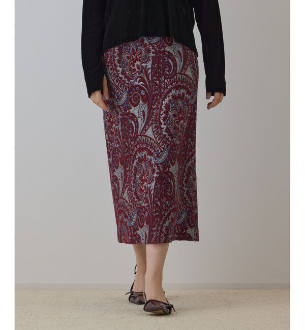 GRACE CONTINENTAL「ラメペイズリージャガードスカート」|スカート|