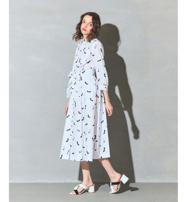 Grace Class「ヒールプリントシャツドレス」|ワンピース|