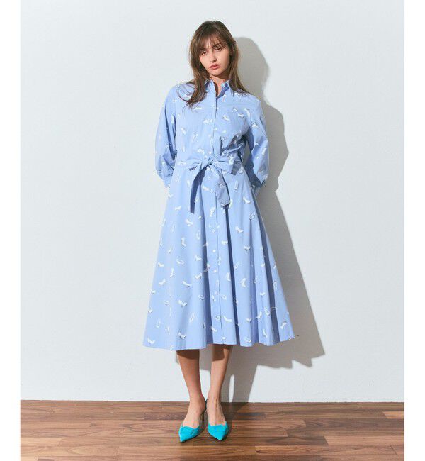 Grace Class「ヒールプリントシャツドレス」|ワンピース|