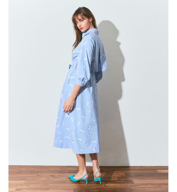 Grace Class「ヒールプリントシャツドレス」|ワンピース|