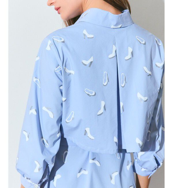 Grace Class「ヒールプリントシャツドレス」|ワンピース|