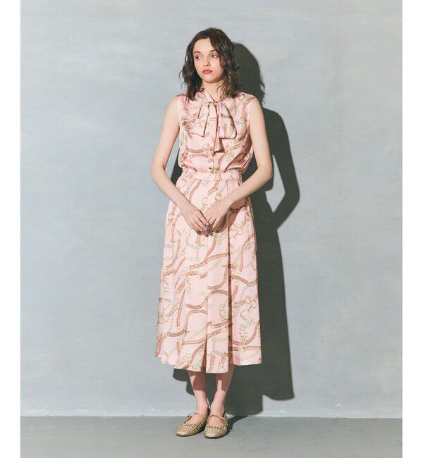 Grace Class「チェーンプリントタックキュロット」|スカート|