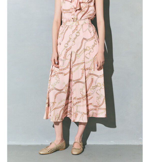 Grace Class「チェーンプリントタックキュロット」|スカート|