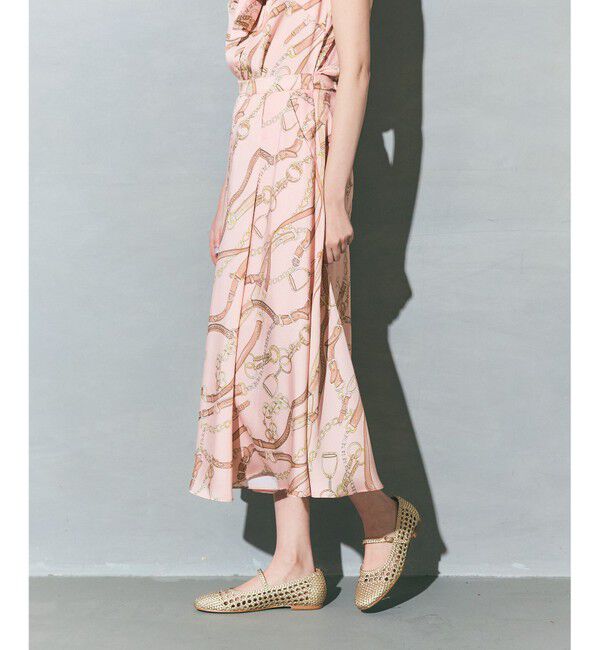 Grace Class「チェーンプリントタックキュロット」|スカート|