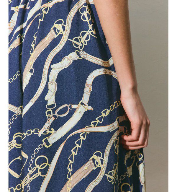 Grace Class「チェーンプリントタックキュロット」|スカート|