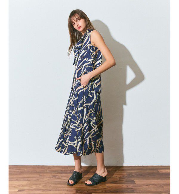 Grace Class「チェーンプリントタックキュロット」|スカート|