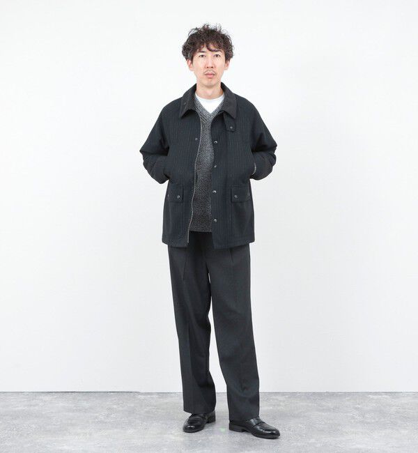 NOLLEY'S goodman「《ビジカジ対応》【TECHTWEED】【SORONA】中綿ユーティリティジャケット 25AW」|ブルゾン・スタジャン|