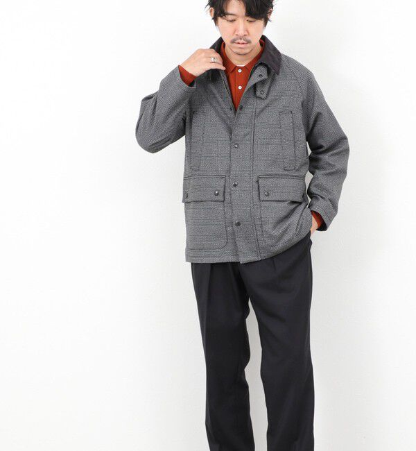 NOLLEY'S goodman「《ビジカジ対応》【TECHTWEED】【SORONA】中綿ユーティリティジャケット 25AW」|ブルゾン・スタジャン|