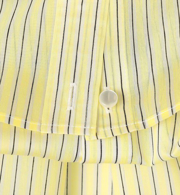 NOLLEY'S sophi「ウォッシャブルMARSALAシアーストライプ3WAYシャツ」|シャツ・ブラウス|