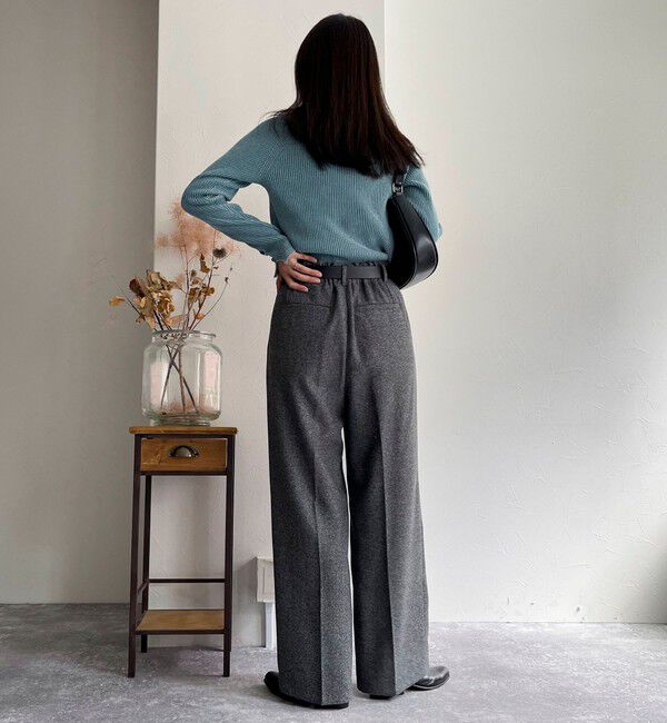 fredy emue「ツィードタックスラックス」|スラックス|