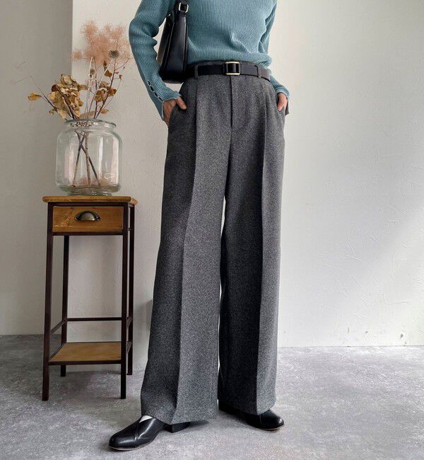 fredy emue「ツィードタックスラックス」|スラックス|