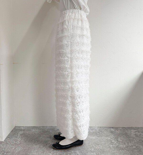 fredy emue「起毛レースタイトスカート」|スカート|