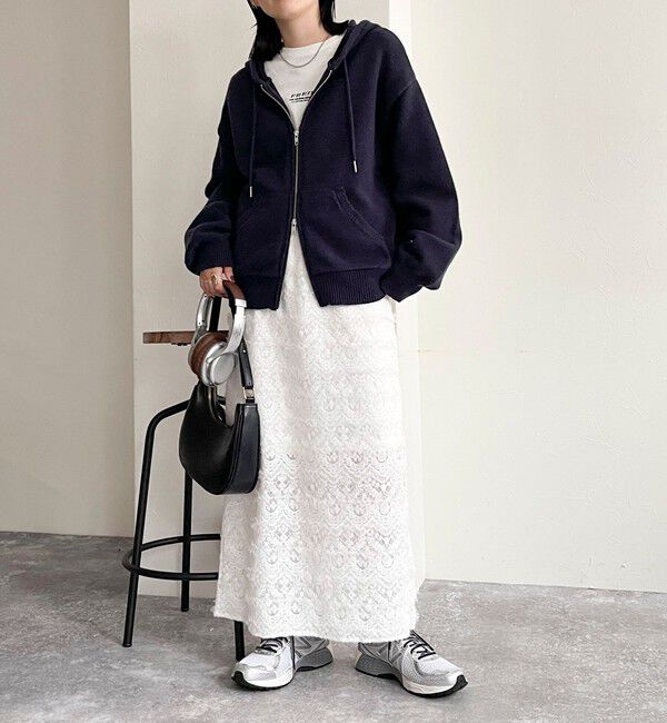 fredy emue「起毛レースタイトスカート」|スカート|