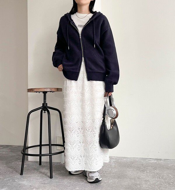 fredy emue「起毛レースタイトスカート」|スカート|