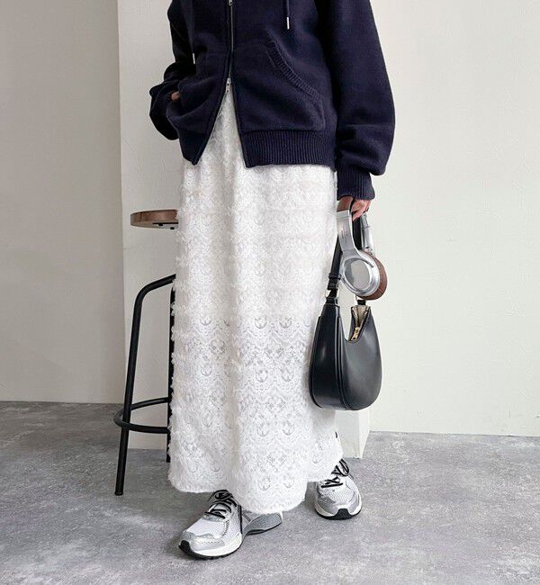 fredy emue「起毛レースタイトスカート」|スカート|