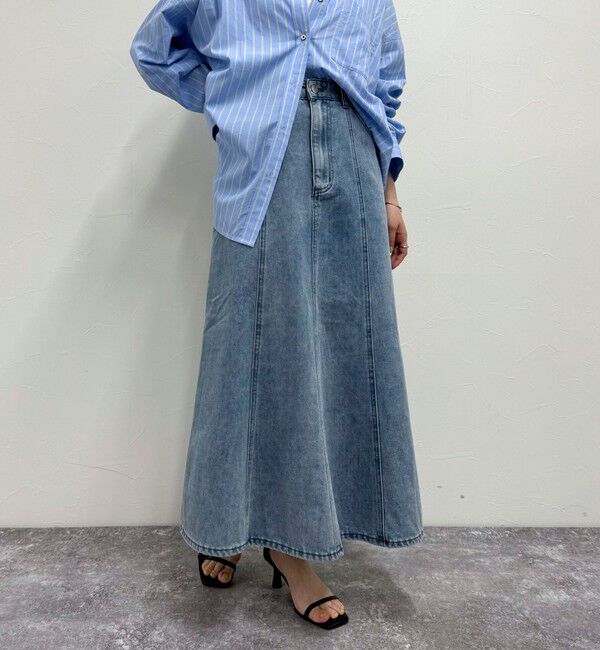 fredy emue「デニムフレアスカート」|スカート|