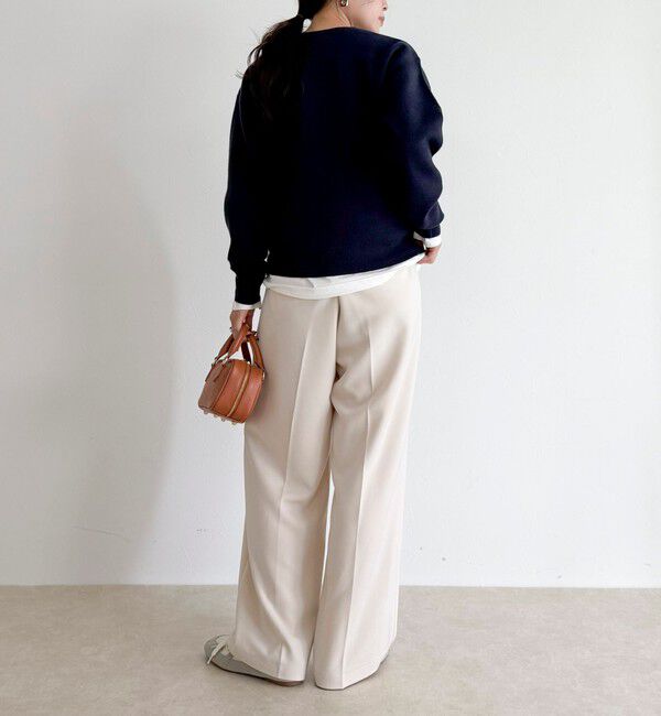 fredy emue「FR刺繍スウェットニットプルオーバー」|ニット・セーター|