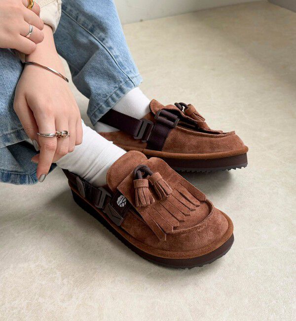 fredy emue「【SHAKA/シャカ】 MOC MULE TASSEL SUEDE」|その他|