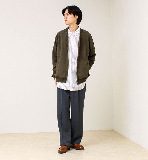 GLOSTER「【きれいめに使える】フクレジャガード MA1カーデ」|カーディガン|