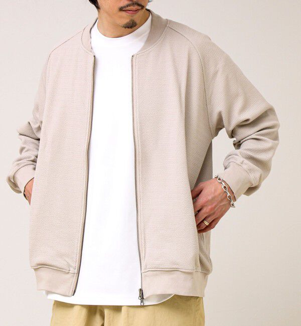 GLOSTER「【きれいめに使える】フクレジャガード MA1カーデ」|カーディガン|