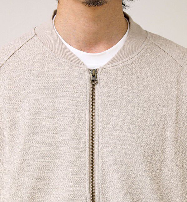 GLOSTER「【きれいめに使える】フクレジャガード MA1カーデ」|カーディガン|