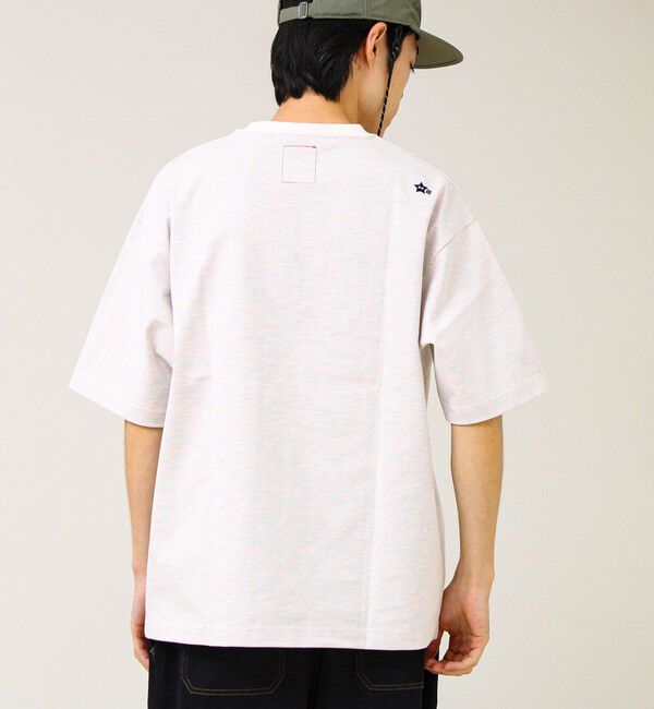 GLOSTER「【BOY刺繍】裏グラデーション ワンポイント半袖Tシャツ」|Tシャツ・カットソー|