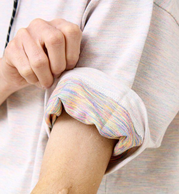 GLOSTER「【BOY刺繍】裏グラデーション ワンポイント半袖Tシャツ」|Tシャツ・カットソー|