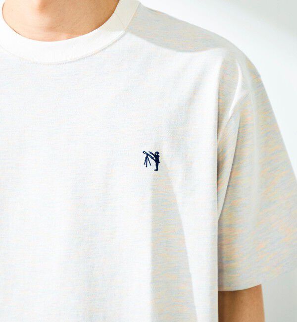 GLOSTER「【BOY刺繍】裏グラデーション ワンポイント半袖Tシャツ」|Tシャツ・カットソー|