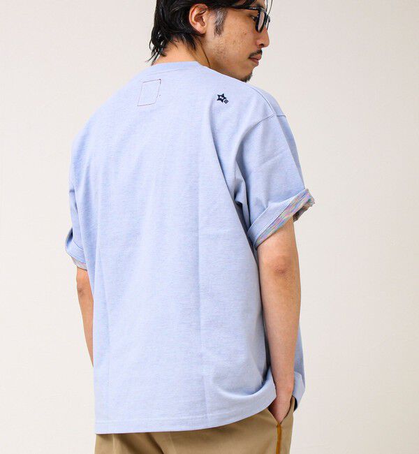 GLOSTER「【BOY刺繍】裏グラデーション ワンポイント半袖Tシャツ」|Tシャツ・カットソー|