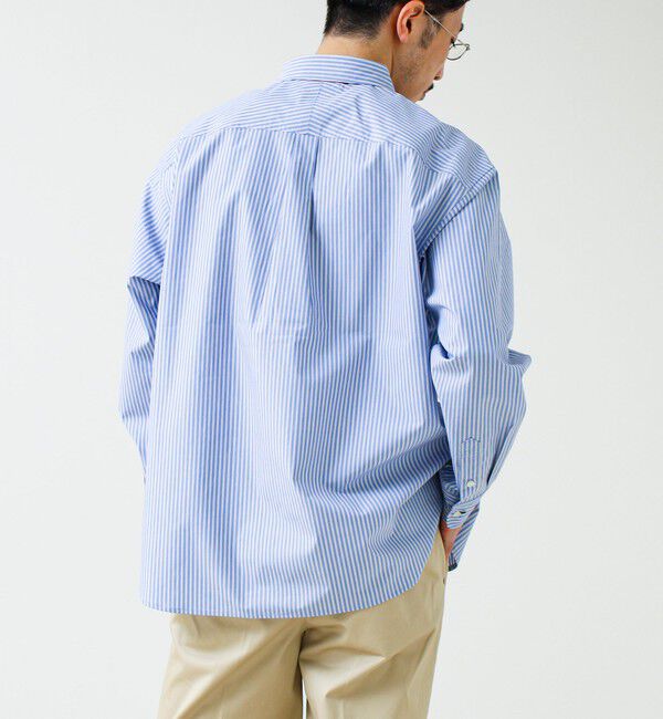 GLOSTER「【BOY ASTLAD刺繍】ボタンダウンシャツ ストライプ/チェック」|シャツ・ブラウス|