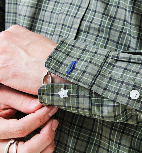 GLOSTER「【BOY ASTLAD刺繍】ボタンダウンシャツ ストライプ/チェック」|シャツ・ブラウス|