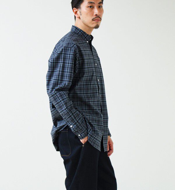 GLOSTER「【BOY ASTLAD刺繍】ボタンダウンシャツ ストライプ/チェック」|シャツ・ブラウス|