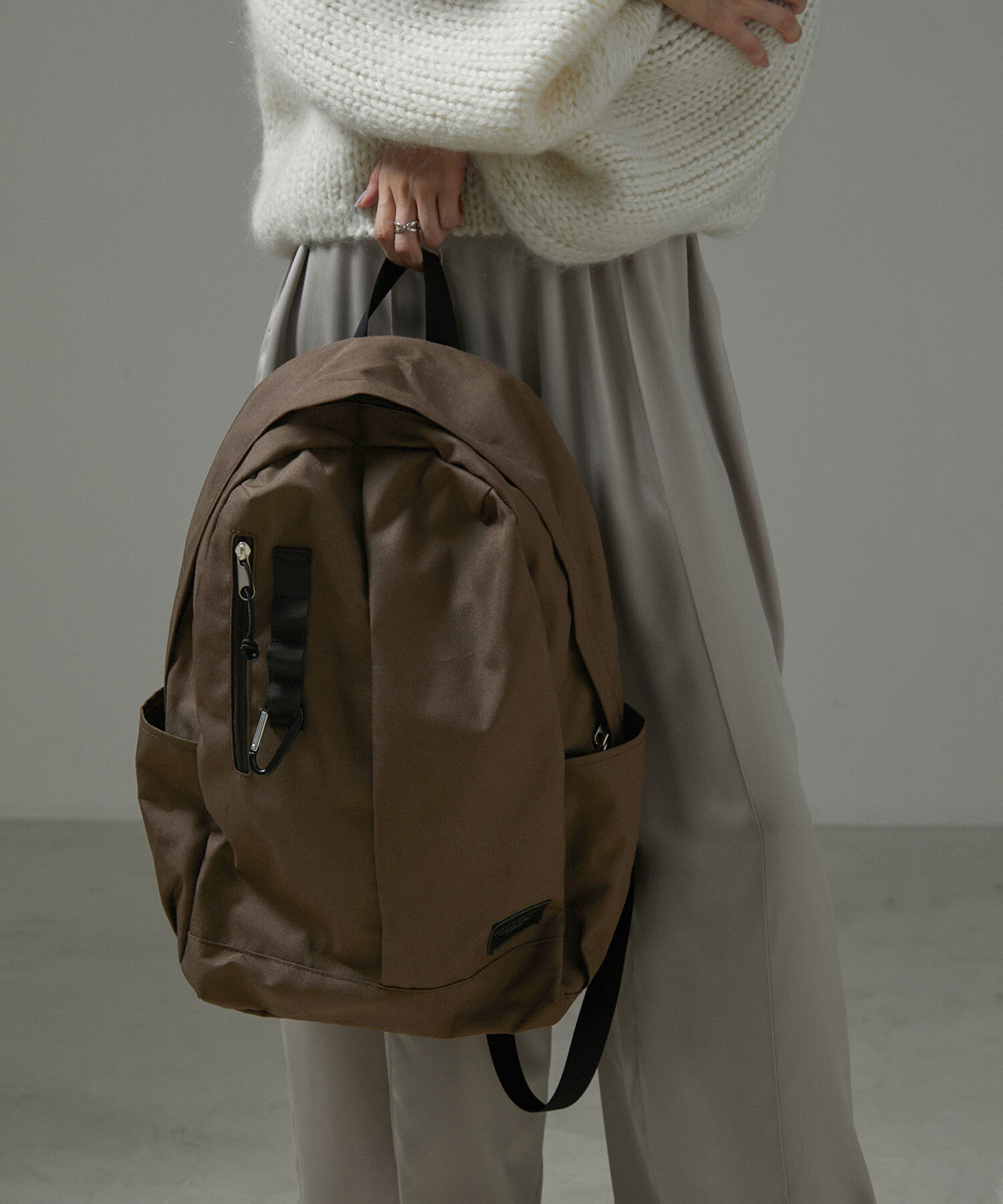 SALON adam et rope'「[新色追加！]【WEB限定】[ショルダーバッグ付き・ユニセックスで使える・軽量]マザーズリュック3」|リュック|ダークブラウン(20)