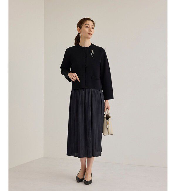 ROPE「ワッシャープリーツスカート」|スカート|