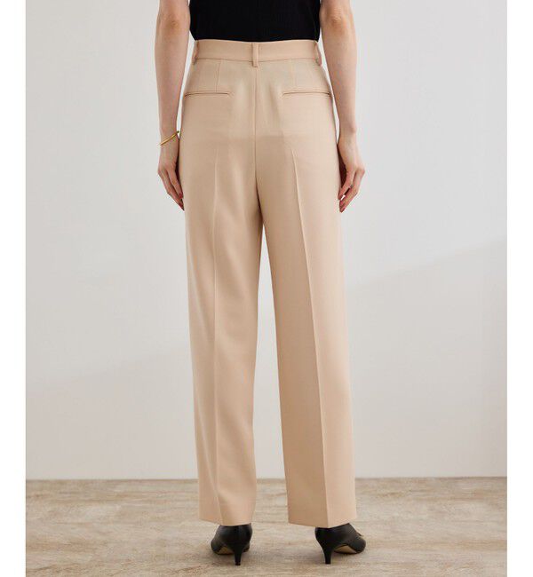 ROPE「【洗える】ダブルクロステーパードパンツ（美人パンツ）」|チノ|