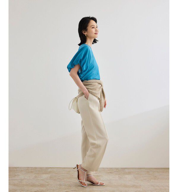 ROPE「【洗える】コットンシルクブラウス/セットアップ対応」|シャツ・ブラウス|