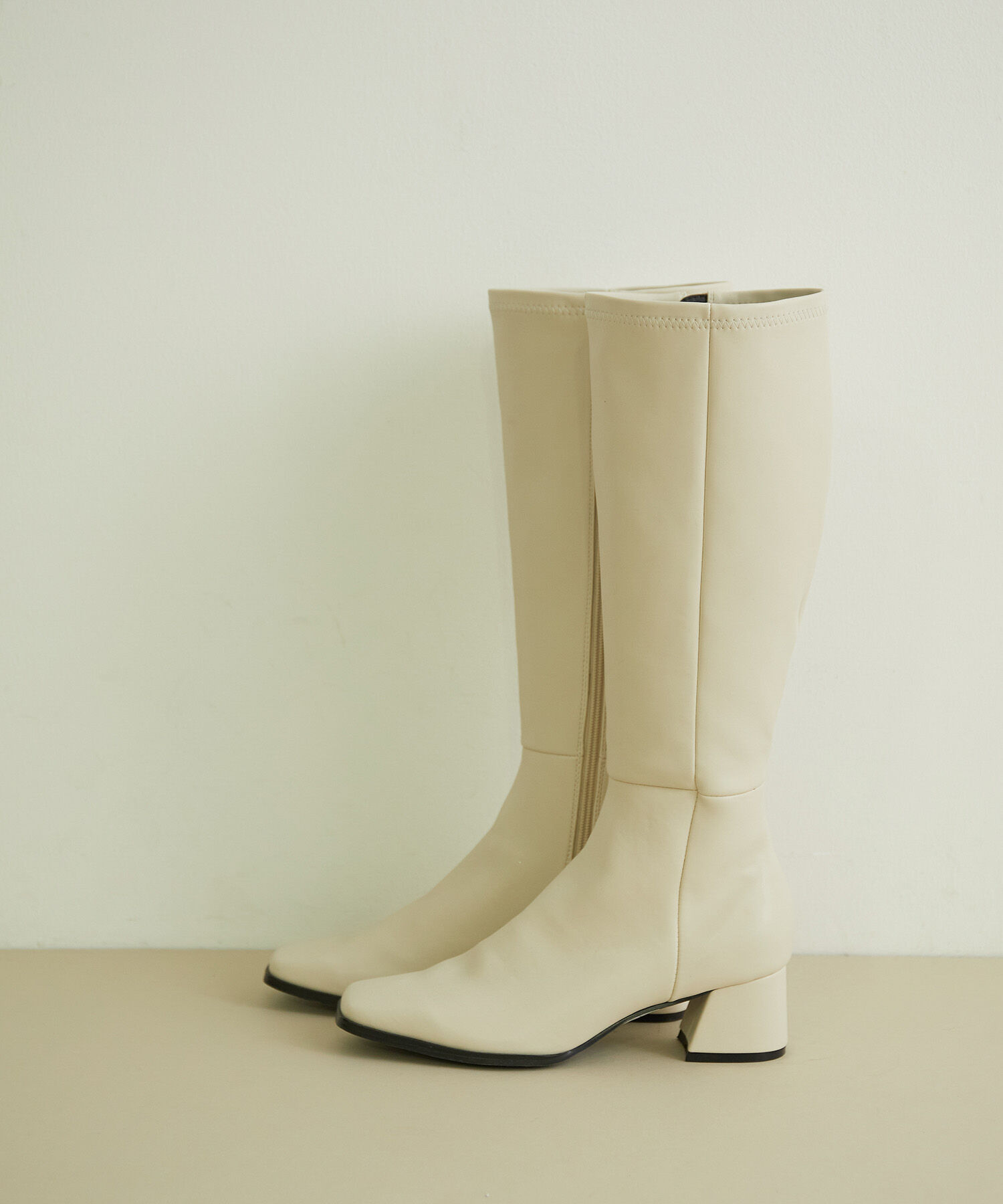 Juze「スクエアトゥストレッチロングブーツ」|その他|