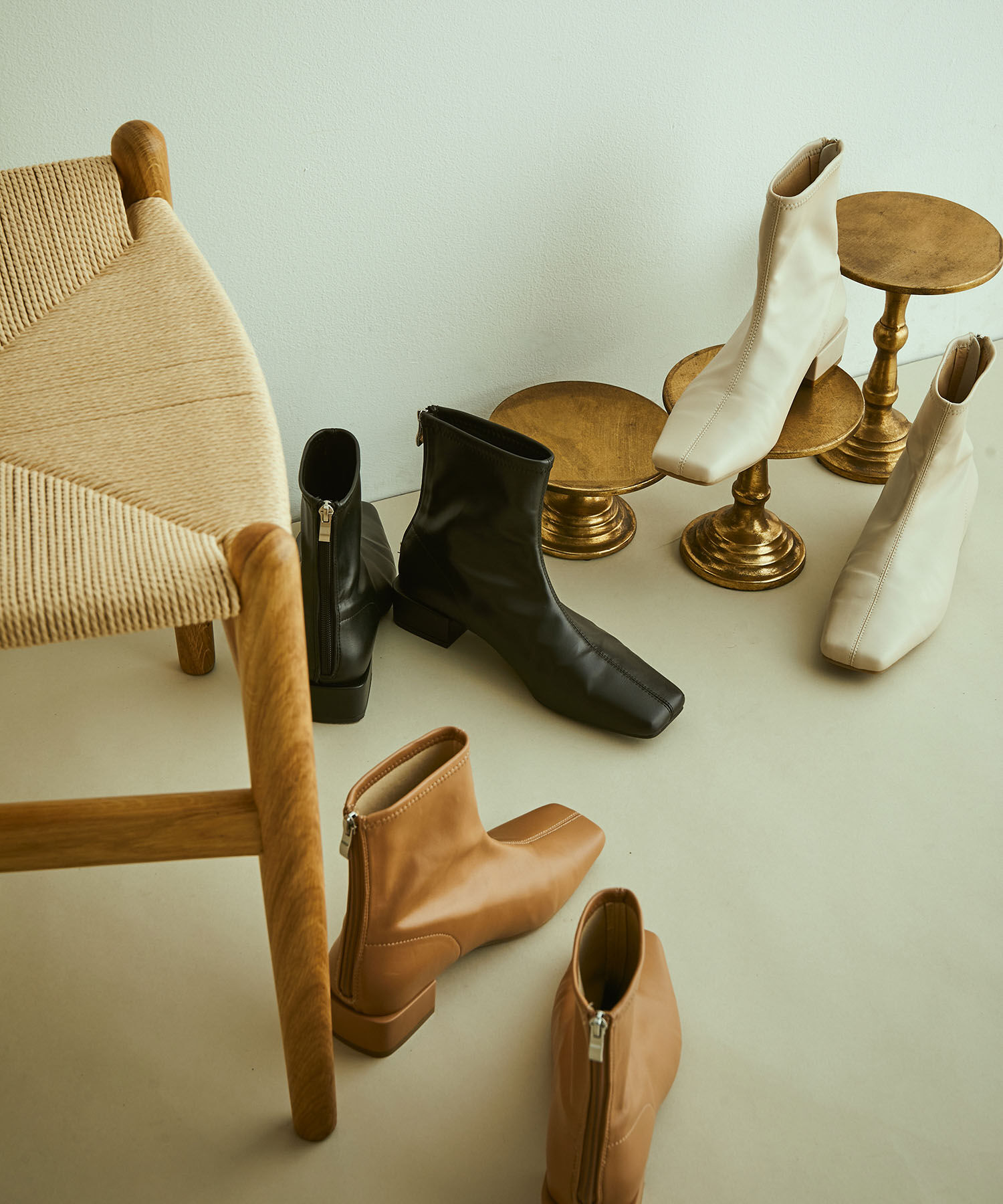 Juze「足にフィット！ローヒールショートブーツ」|その他|